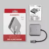 Axagon CRE-S3 externe USB-A 3.2 Gen 1 3-slot & LUN SD/microSD/CF-kaartlezer USB 3.2 Gen 1 (3.1 Gen 1) Type-A grijs