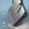 Axagon CRE-S3C aluminium highspeed USB-C 3.2 Gen 1 geheugenkaartlezer, 3 slots, UHS-II