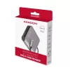 Axagon CRE-S3C aluminium highspeed USB-C 3.2 Gen 1 geheugenkaartlezer, 3 slots, UHS-II