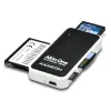 Axagon CRE-X1 externe 5-slot kaartlezer, CF, CF Type II, MMC, MMC Mobile, MMCmicro, MS Duo, MS PRO, Memory Stick (MS), MicroDrive, MicroSD...,