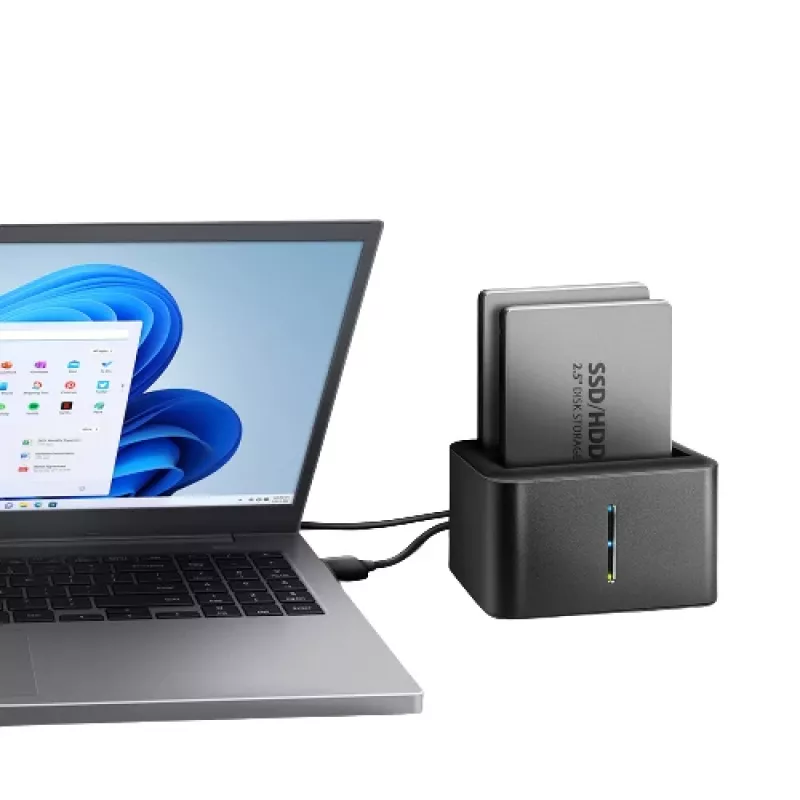 Axagon ADSA-D25 SuperSpeed USB dual 2,5 inch SSD/HDD mini-dockingstation