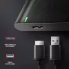 HDD/SSD-behuizing AXAGON EE25-A6M — 2,5 inch SATA, USB 3.2 Gen 1 (5 Gbit/s), Micro-USB B naar USB Type-A, aluminium, zwart