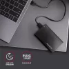 HDD/SSD-behuizing AXAGON EE25-A6M — 2,5 inch SATA, USB 3.2 Gen 1 (5 Gbit/s), Micro-USB B naar USB Type-A, aluminium, zwart