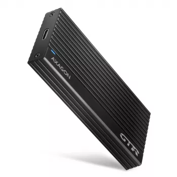 Axagon EEM2-GTR externe USB-C 3.2 Gen 2 metalen behuizing voor M.2 NVMe SSD's