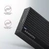 Axagon EEM2-GTR externe USB-C 3.2 Gen 2 metalen behuizing voor M.2 NVMe SSD's