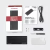 Axagon EEM2-GTR externe USB-C 3.2 Gen 2 metalen behuizing voor M.2 NVMe SSD's