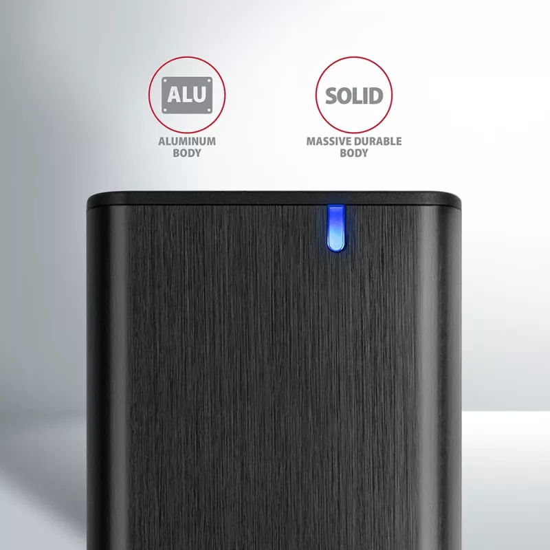 SSD-behuizing Axagon EEM2-SBC USB-C 3.2 Gen 2 zwart M.2