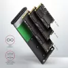 SSD-behuizing Axagon EEM2-SBC USB-C 3.2 Gen 2 zwart M.2