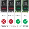 SSD-behuizing Axagon EEM2-SBC USB-C 3.2 Gen 2 zwart M.2
