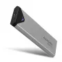 Axagon EEM2-UG2 externe USB-C 10Gbps metalen behuizing voor M.2 NVMe SSD's. zilver