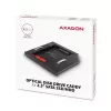 Axagon RSS-CD09 2,5 inch SSD/HDD-inbouwframe voor DVD-slot 9,5 mm LED ALU interfacekaarten/adapters intern SATA