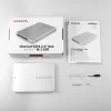 Axagon RSS-M2SD SATA - M.2 SATA SSD, interne 2,5 inch ALU-box, zilver