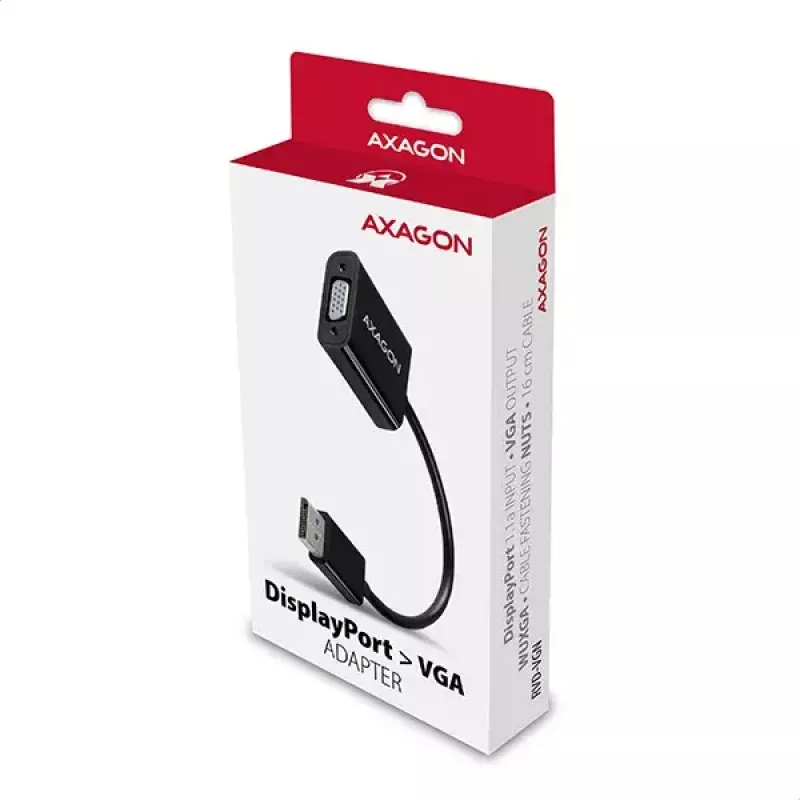 Videokabeladapter Axagon RVD-VGN DisplayPort naar VGA 0,16 m
