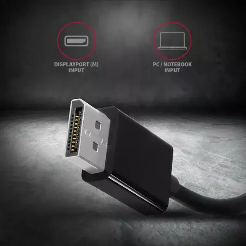Videokabeladapter Axagon RVD-VGN DisplayPort naar VGA 0,16 m