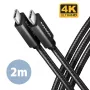 Axagon BUCM32-CM20AB SPEED+ USB-C USB 20Gbps/100W kabel 2 m