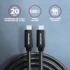 Axagon BUCM32-CM20AB SPEED+ USB-C USB 20Gbps/100W kabel 2 m