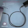 Axagon BUCM32-CM20AB SPEED+ USB-C USB 20Gbps/100W kabel 2 m