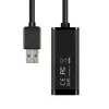 Axagon ADE-SR USB-A Gigabit Ethernet-adapter, bekabeld, USB, Ethernet, 1000 Mbit/s, zwart