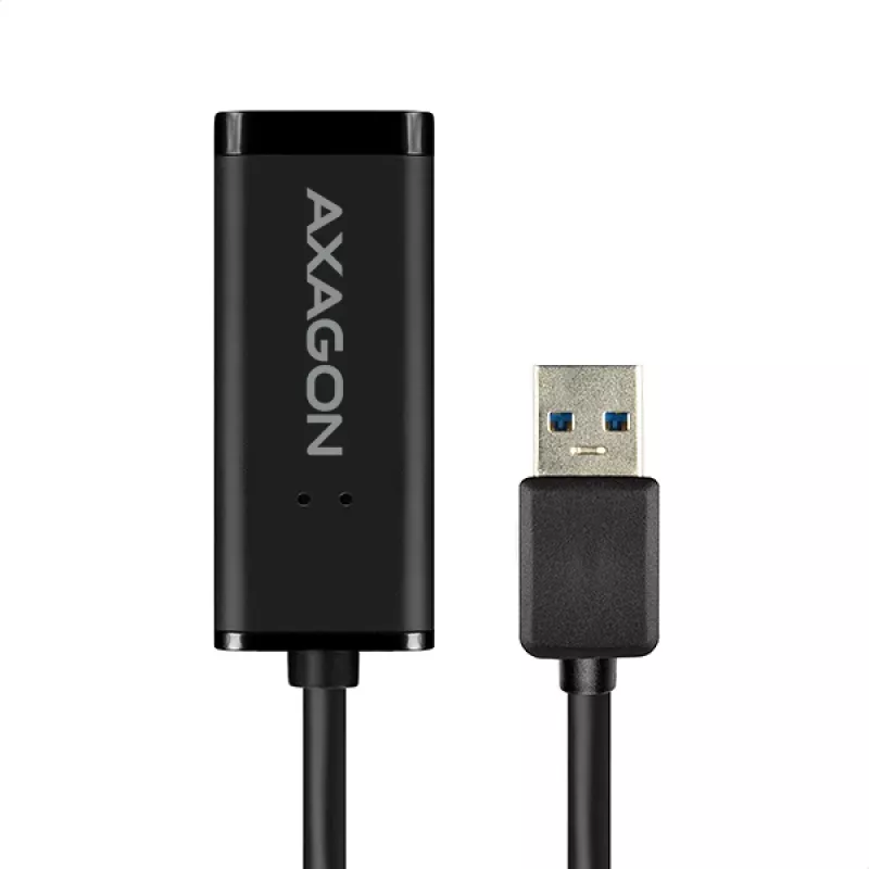Axagon ADE-SR USB-A Gigabit Ethernet-adapter, bekabeld, USB, Ethernet, 1000 Mbit/s, zwart