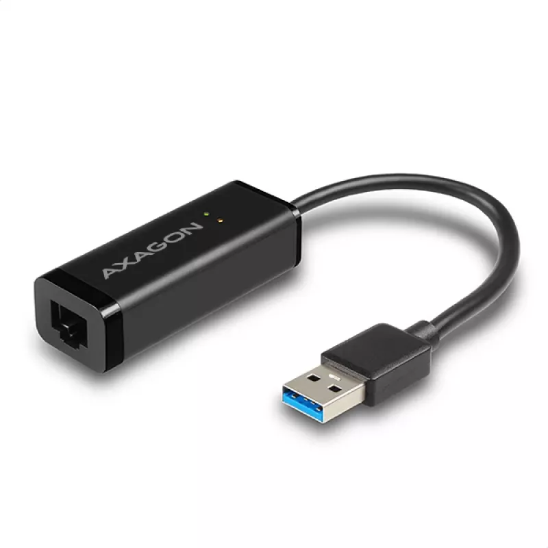 Axagon ADE-SR USB-A Gigabit Ethernet-adapter, bekabeld, USB, Ethernet, 1000 Mbit/s, zwart