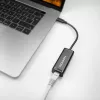 Axagon ADE-SRC USB-C Gigabit Ethernet-adapter, bekabeld, USB Type-C, Ethernet, 1000 Mbit/s, zwart