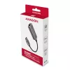 AXAGON USB 3.2 Gen 1 Type-A naar Gigabit Ethernet-adapter ADE-TR — 10/100/1000 Mbps, metaal titanium grijs, 5000 Mbit/s