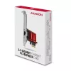 Axagon PCEE-G25 PCIe - 2.5 Gigabit Ethernet-adapter Realtek 8125, PXE, met SP & LP