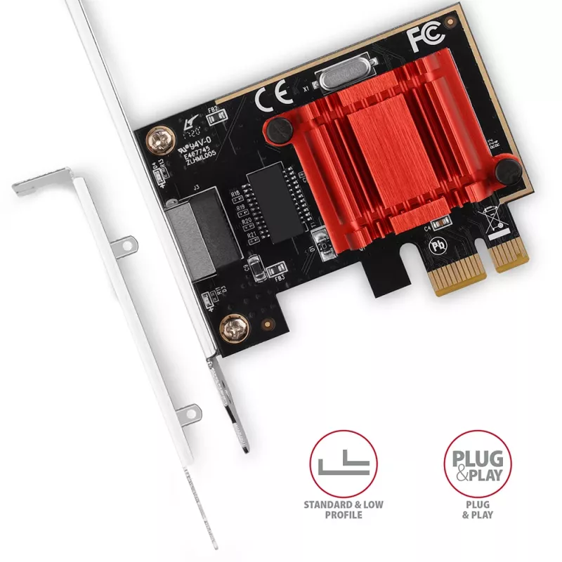AXAGON PCEE-GIX PCIe Gigabit Ethernet-netwerkkaart, Intel I210-AT