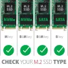 Axagon PCEM2-D PCIe x4 - M.2 NVMe M-Key + SATA B-Key slot-adapter met SP & LP