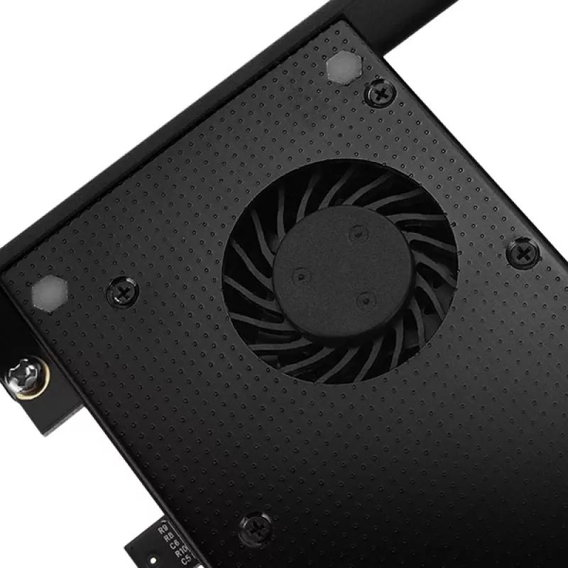 Axagon PCEM2-DC PCIe x4 - M.2 NVMe M-Key + SATA B-Key slot-adapter met koeler, SP & LP