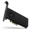 Axagon PCEM2-DC PCIe x4 - M.2 NVMe M-Key + SATA B-Key slot-adapter met koeler, SP & LP