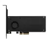 Axagon PCEM2-DC PCIe x4 - M.2 NVMe M-Key + SATA B-Key slot-adapter met koeler, SP & LP