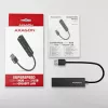 Axagon HMA-GL3A multiport-hub USB 3.0 Type-A Gigabit-LAN 3x USB-A microSD bedraad USB 3.2 Gen 1 (3.1 Gen 1) Type-A zwart