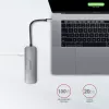 Axagon HMC-5 USB 3.2 Gen 1 hub, 2x USB-A, HDMI, SD/microSD, PD 100W, 20 cm USB-C-kabel