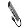 Axagon HMC-5G2 USB 10Gbps hub, 2x USB-A, 2x USB-C, HDMI 4K/60Hz, PD 100W, USB-C-kabel