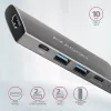 Axagon HMC-5G2 SPEEDSTER 5-in-1 USB-C-hub, 2x USB-A, 2x USB-C, HDMI, PD 60 W