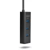 Axagon HUE-S2B 4x USB 3.0 CHARGING-hub, stroomvoorziening via micro-USB