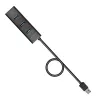 Axagon HUE-S2BL 4x USB 3.0 CHARGING-hub met 1,2 m kabel, stroomvoorziening via micro-USB