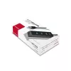 Axagon HUE-S2BL 4x USB 3.0 CHARGING-hub met 1,2 m kabel, stroomvoorziening via micro-USB