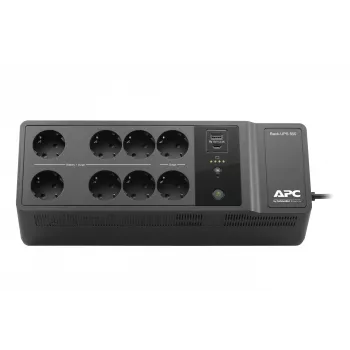 APC Back-UPS BE850G2-GR - noodstroomvoorziening 8 stopcontacten, 850VA, 2 USB-opladers, 1 USB-data-aansluiting