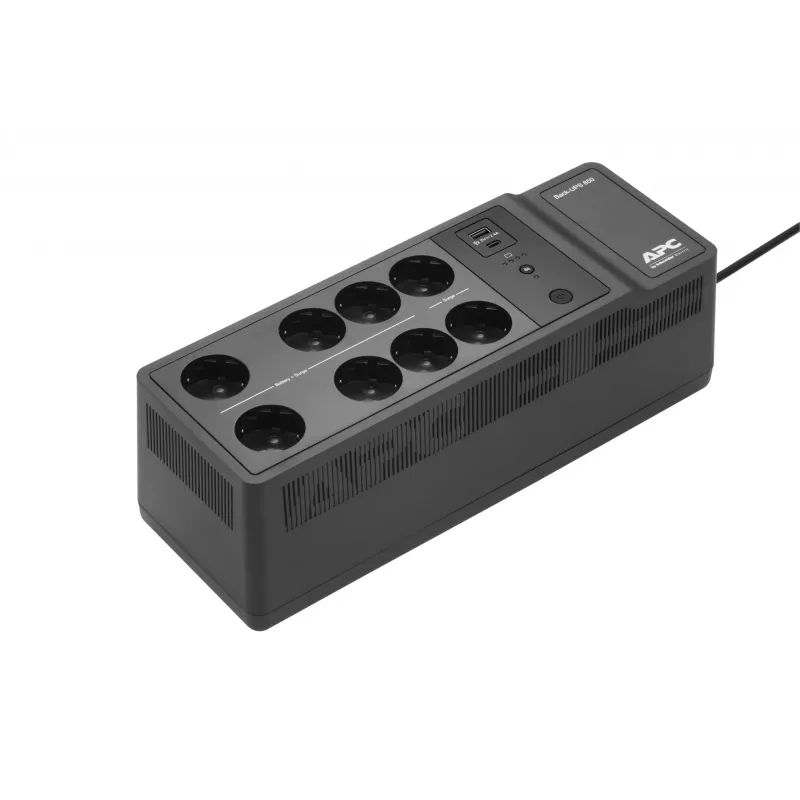 APC Back-UPS BE850G2-GR - noodstroomvoorziening 8 stopcontacten, 850VA, 2 USB-opladers, 1 USB-data-aansluiting