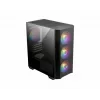 MSI MAG Forge M100R midi-tower zwart, transparant