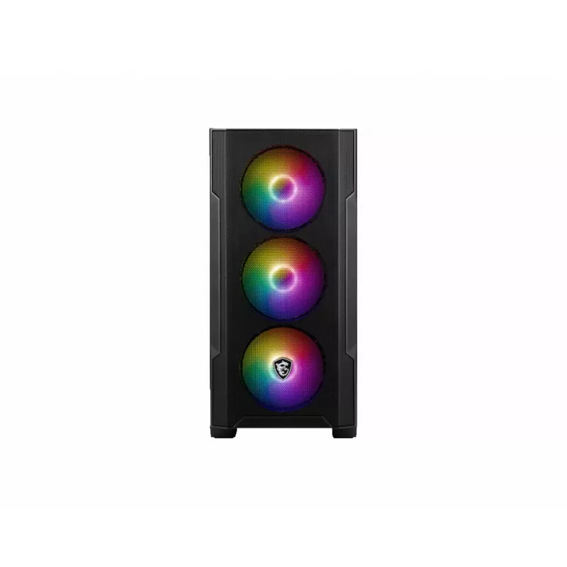 MSI MAG Forge M100R midi-tower zwart, transparant