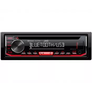 JVC KD-T702BT 1-DIN CD-receiver, zwart, 1 DIN, 200 W, 50 W, CD, LCD