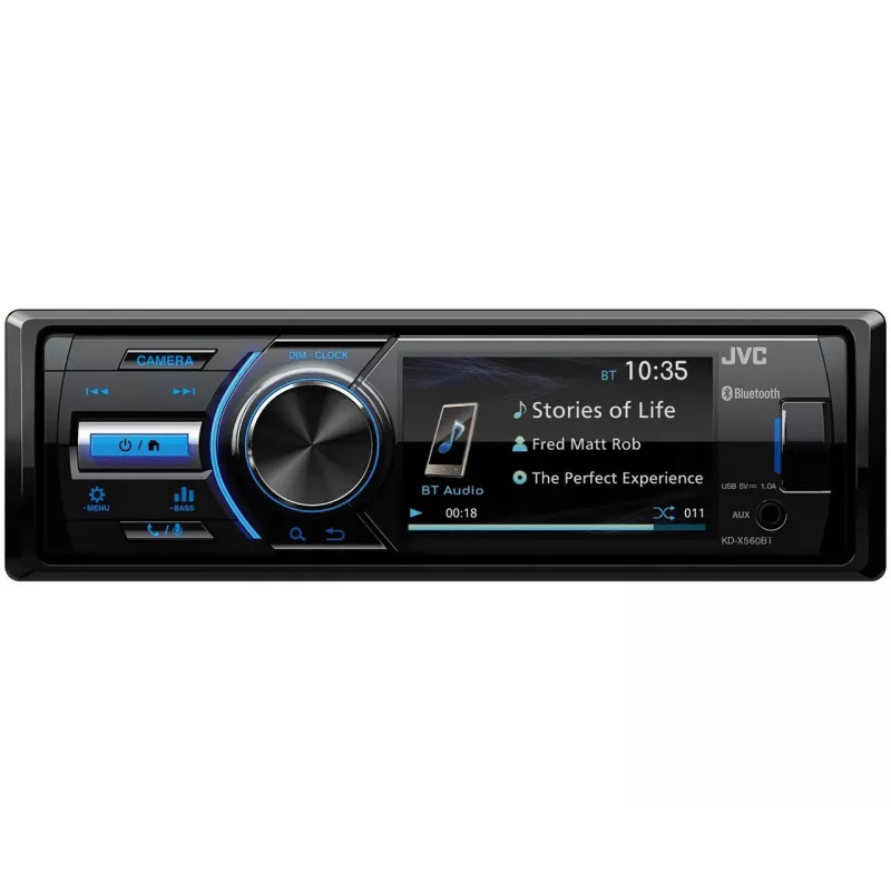 JVC KD-X560BT zwart 180 W Bluetooth