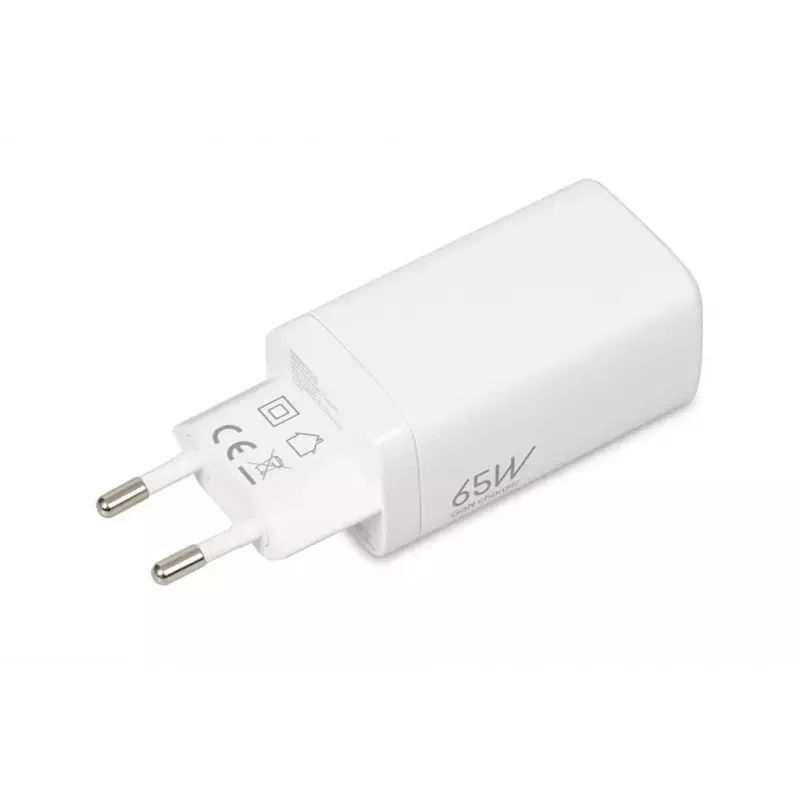 IBOX mobiele oplader ILUC65W, 65W, 2x USB-C + 1x USB-A, wit, 1,5 m kabel