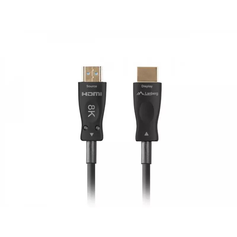 LANBERG HDMI-kabel - M/m V2.1 Optical AOC - 30m zwart