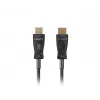 LANBERG HDMI-kabel - stekker/stekker v2.1 Optical AOC - 40m zwart
