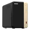 QNAP TS-264 NAS tower Intel® Celeron® N5095 8 GB 0 TB QNAP QTS zwart, goud