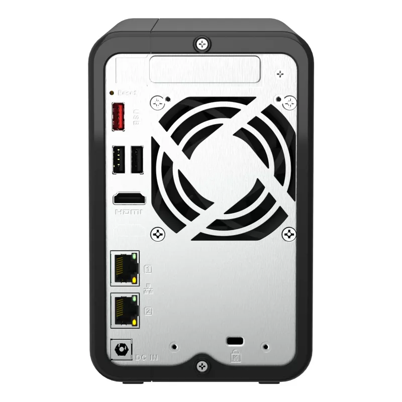 QNAP TS-264 NAS tower Intel® Celeron® N5095 8 GB 0 TB QNAP QTS zwart, goud